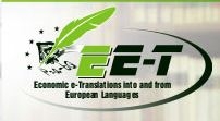 Translations of Economic Texts into and from European languages