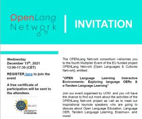 OPEN Language Learning Interactive Environments