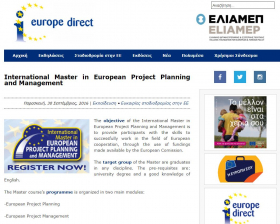 Pixel International Master on Europe Direct Greece